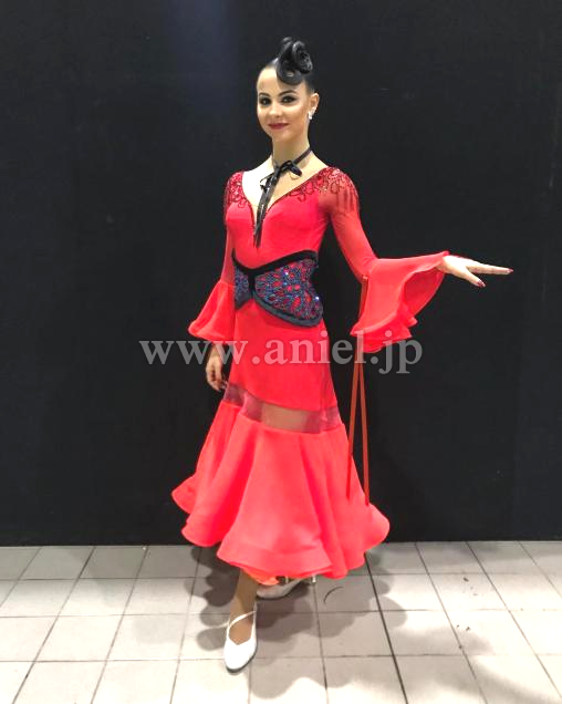 M7791・【EM】赤&黒【ジャスティナ着用】