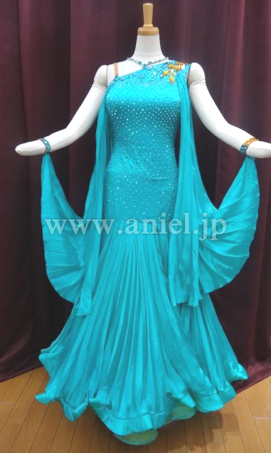 M3412・ジェード&オレンジ