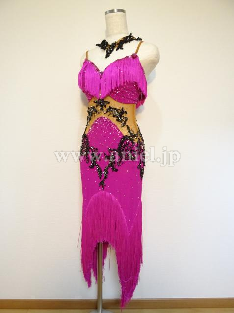 L3468・ローズピンク&黒