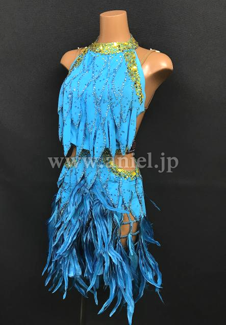 L6491・【Dong Xin】水色&黄　