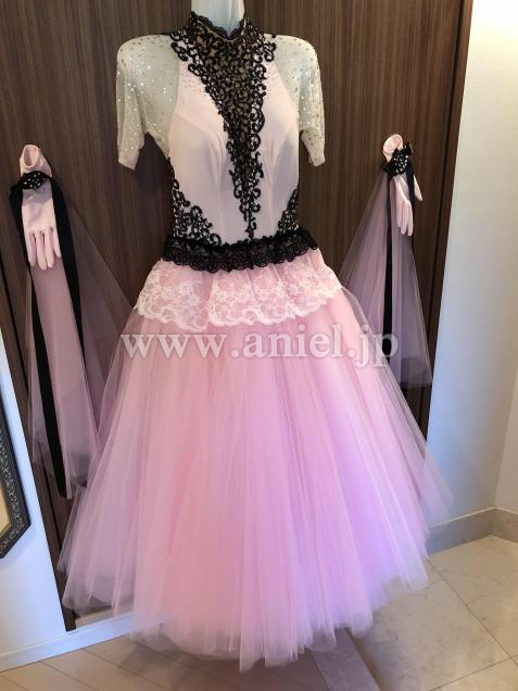 M4857・ベビーピンク&黒※試着不可