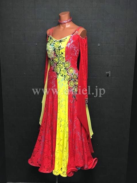 M8445・【SALE】黄&赤※試着不可