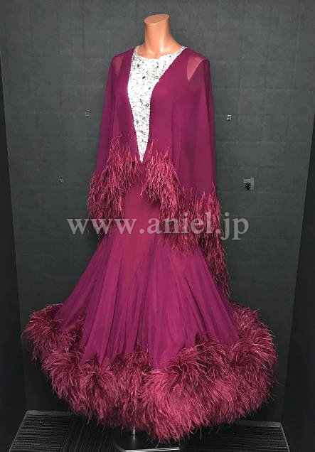 M8447・【Chrisanne Clover】バーガンディ