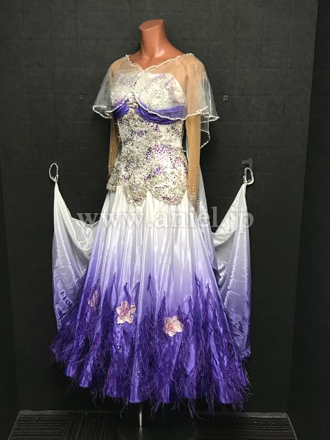 M8456・【SALE】白&紫※試着不可