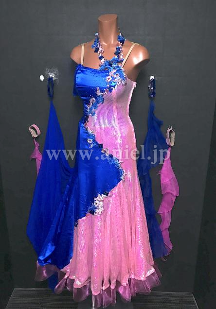 B398・【gentil】青&ピンク