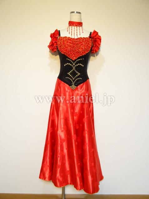 L3475・赤&黒パソドレス