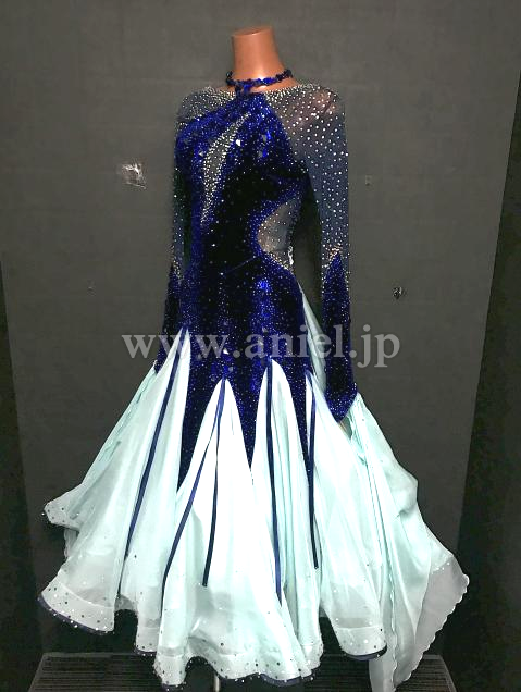 M9046・【タカダンス】水色&ネイビー