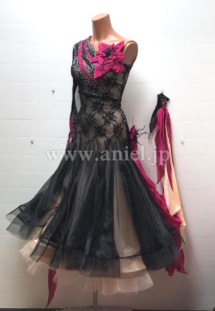 M8461・黒&ピンク