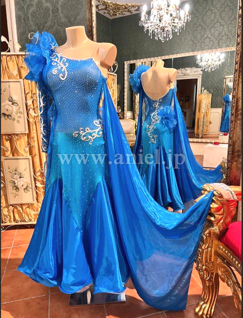 M7515・【Silvia Design】 ターコイズブルー