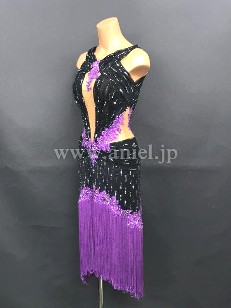 L2892・【gentil】 黒&紫※試着不可