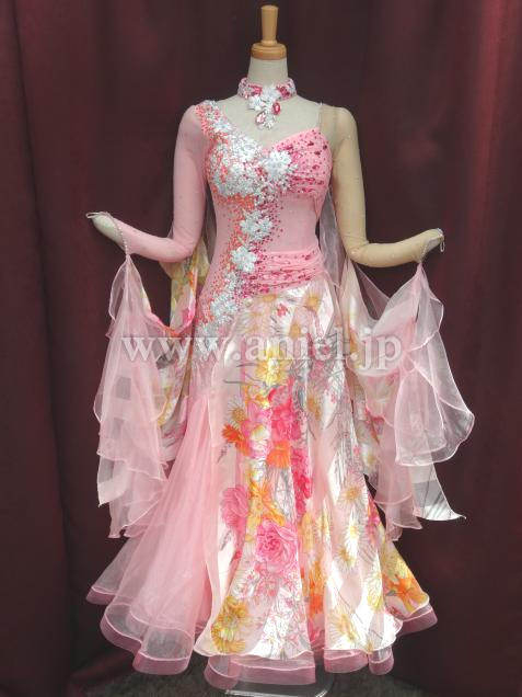 M3444・ピンク&花柄