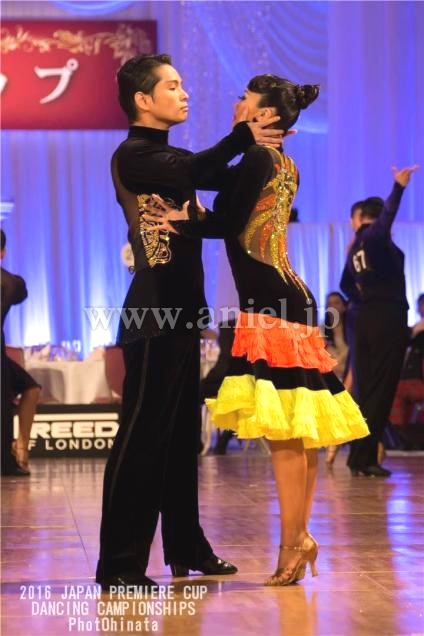 L6098・黒&カラフルメデューサ柄