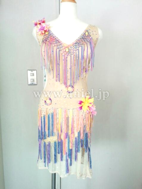 L1825・【半額セール】・ベージュ&カラフル・※試着不可