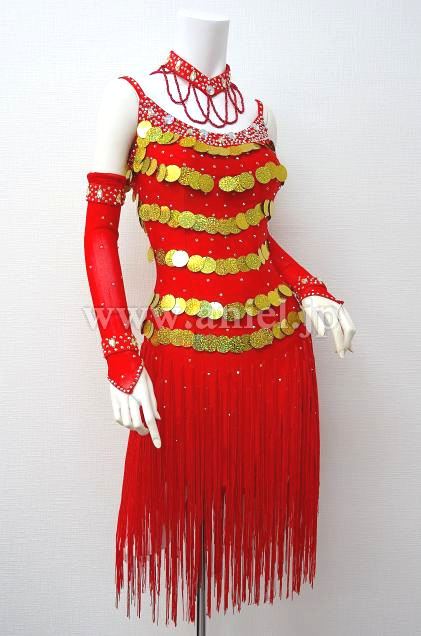 L3889•赤&ゴールド※試着不可