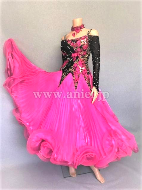 M5662・ピンク&黒