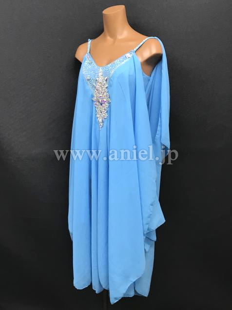 L6505・水色ルンバドレス