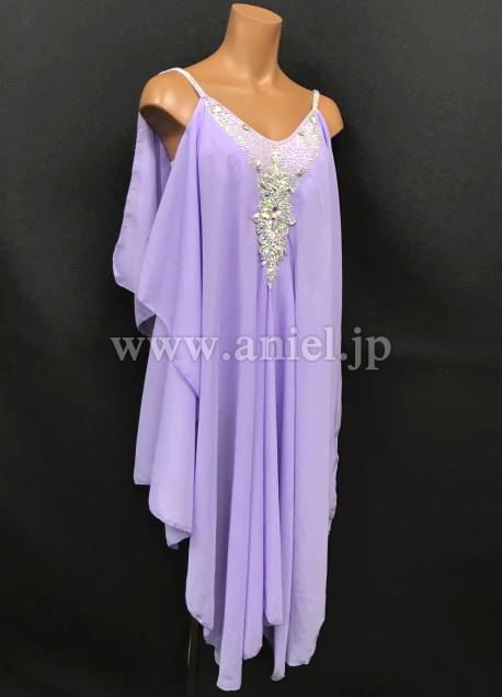 L6506・ラベンダールンバドレス