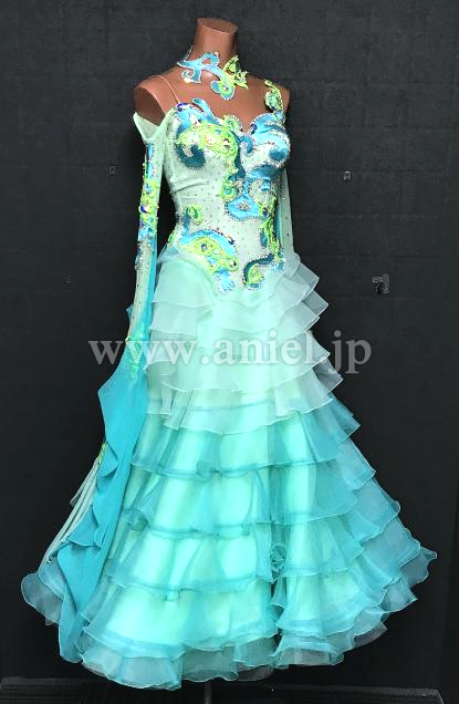 M8464・水色&ペパーミント