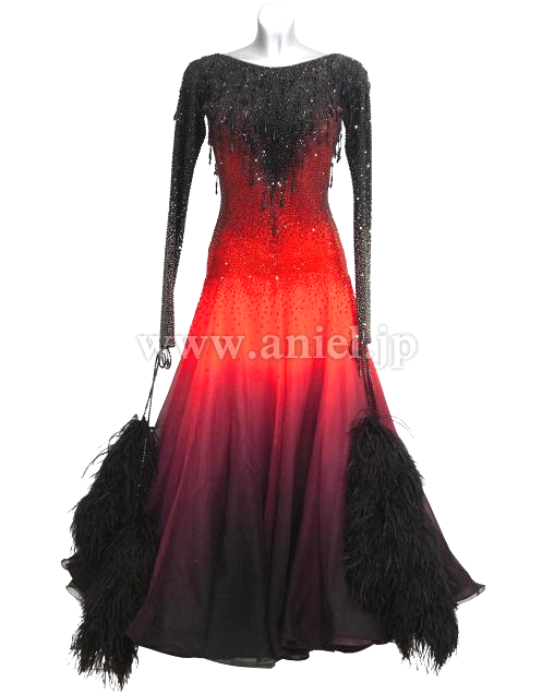 M6428・【Grand Amour】黒&赤