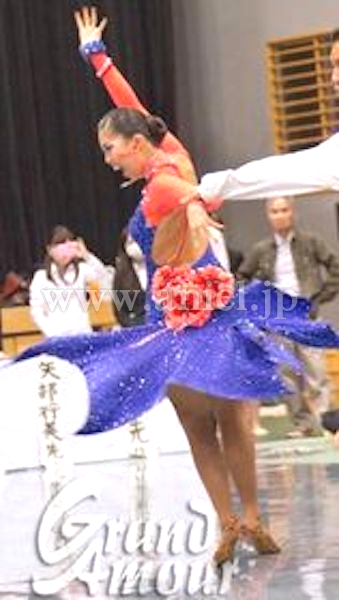 L5336・【Grand Amour】ロイヤルブルー&オレンジ