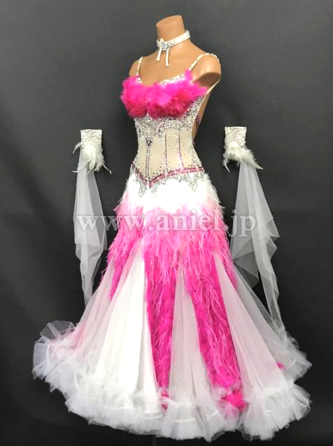 M7560・白&ピンク【Edda Hsu】