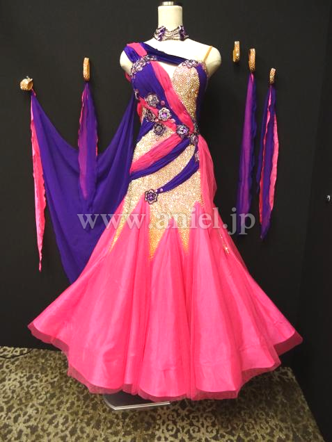 M4126・【MARABO】・ピンク&紫