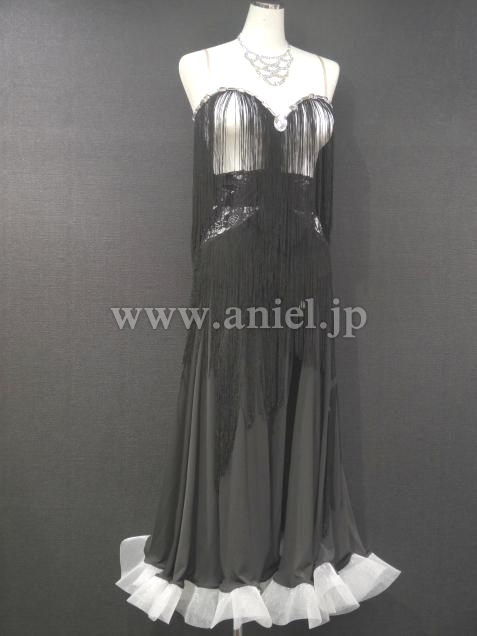 L2565・【FB international】白&黒パソドレス