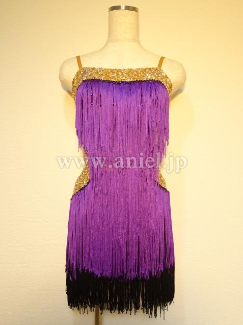 L3498・紫&ゴールド