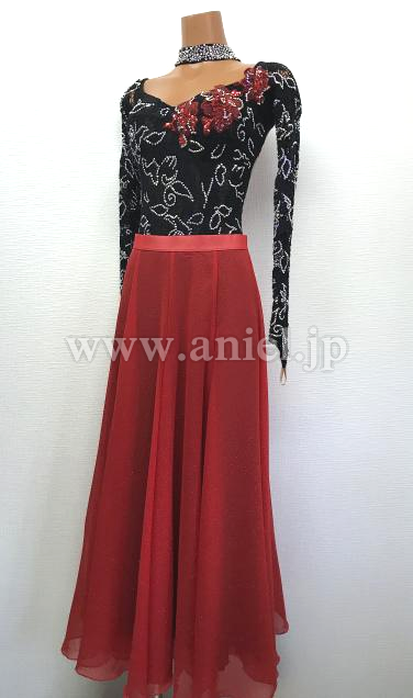 L5201・黒&赤パソドレス※試着不可