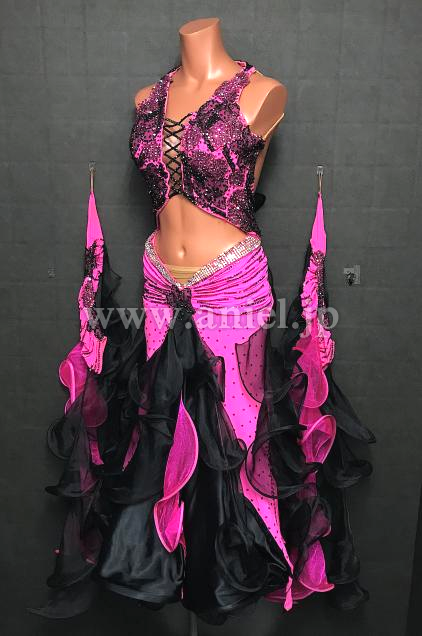 M8468・ピンク&黒