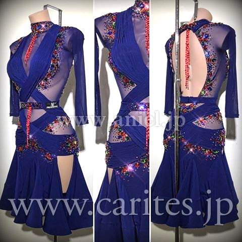 L3538・【Abraham Martinez】ブルーネイビー&カラフル