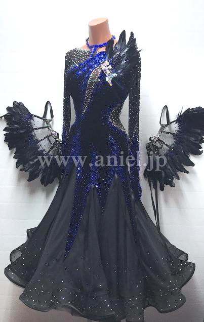 M8472・【タカダンス】ネイビー&黒