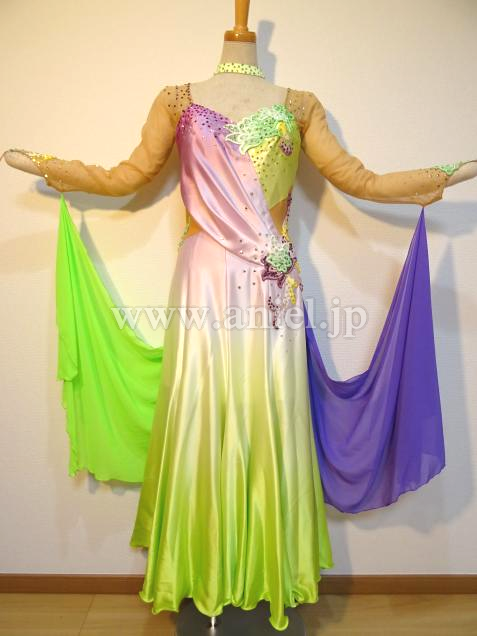 M4173・黄緑&紫※試着不可