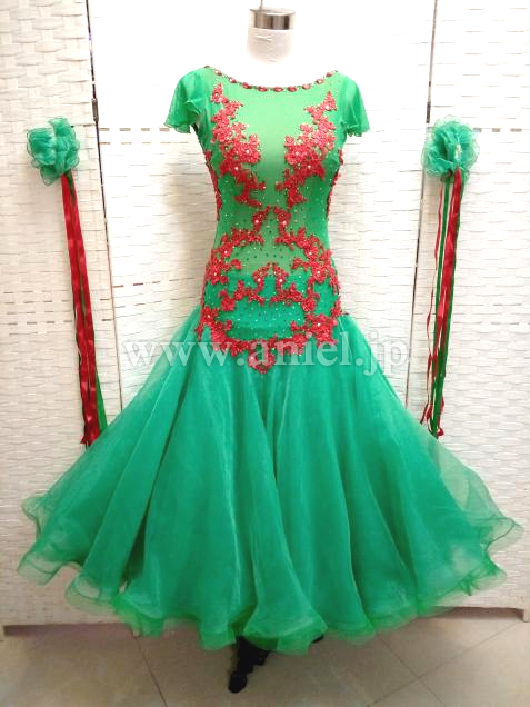 M4153・緑&赤※試着不可