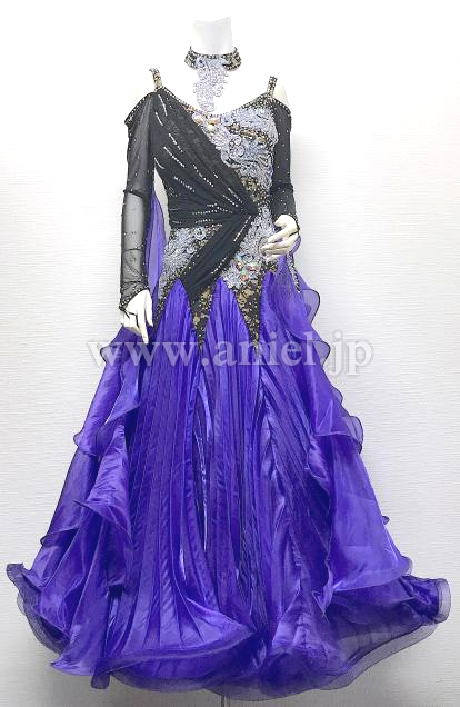 M6450・紫&黒※試着不可