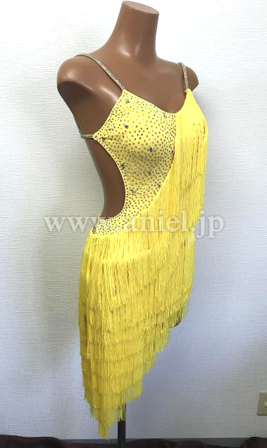 L5554・黄フリンジ※試着不可