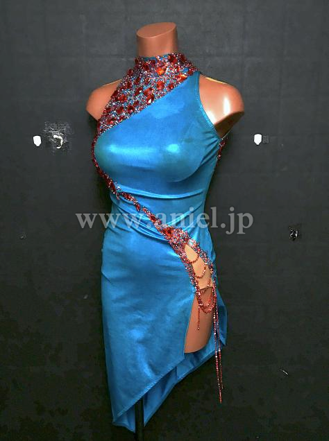 A283・【タカダンス】メタリックブルー&オレンジ