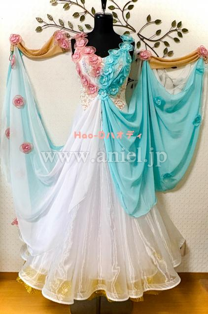 BM9373・白&ピンクミントブルー