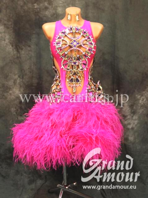 L3507・【Grand Amour】ピンクファー