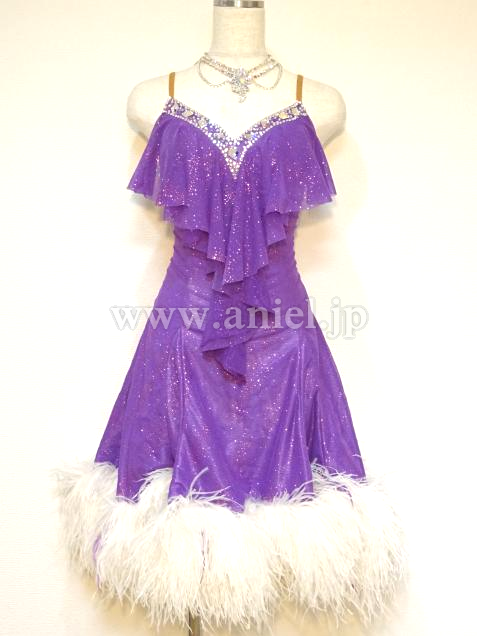 L3513・紫&白※試着不可