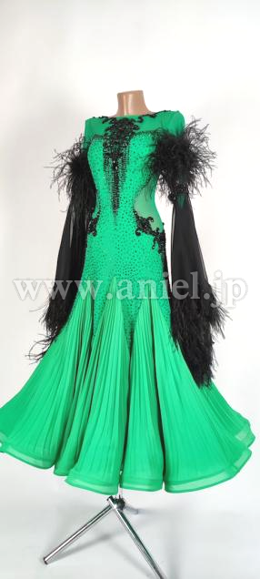 M7828・【NAZAR】緑&黒※試着不可