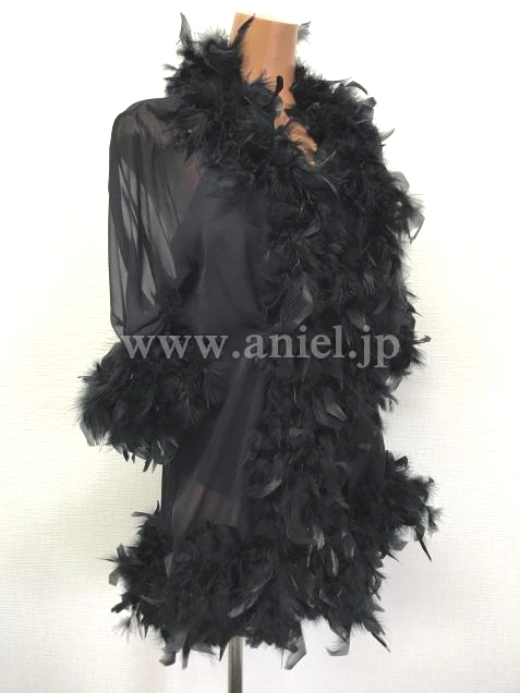 L6157・黒羽根※試着不可