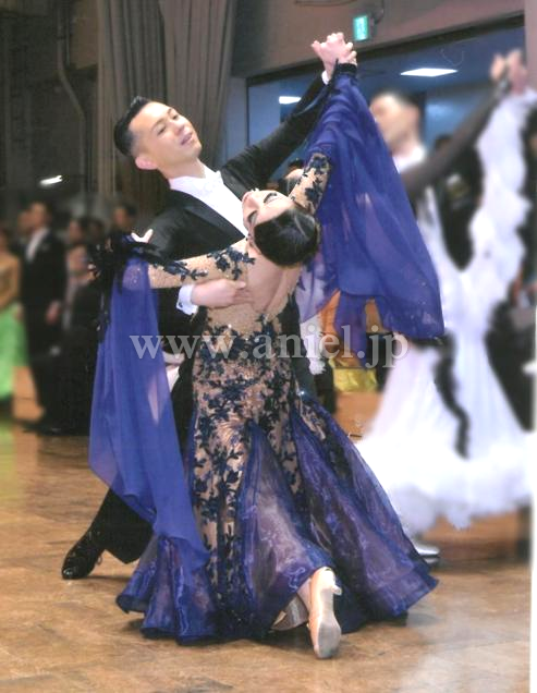 M6484・【RS】ネイビー&ベージュ