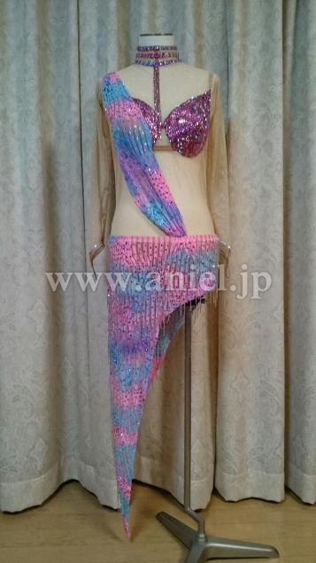 L2588・ピンク&スカイブルー※試着不可