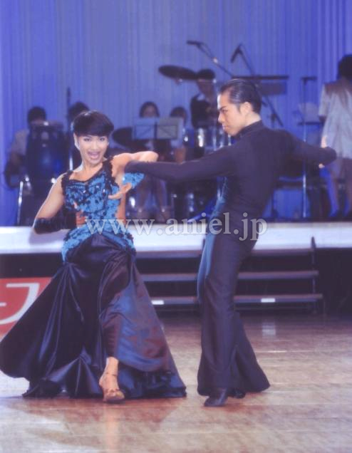 L3476・黒&ジェードパソドレス※試着不可