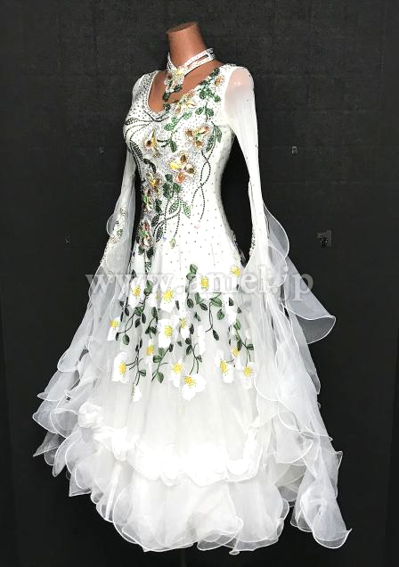 M8499・白&花柄※試着不可