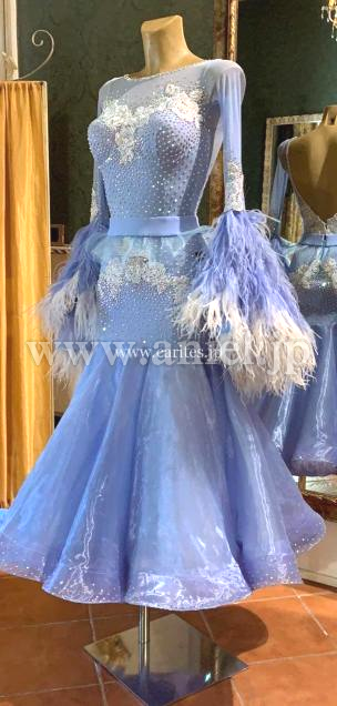 M6574・【Silvia design】ペールブルー