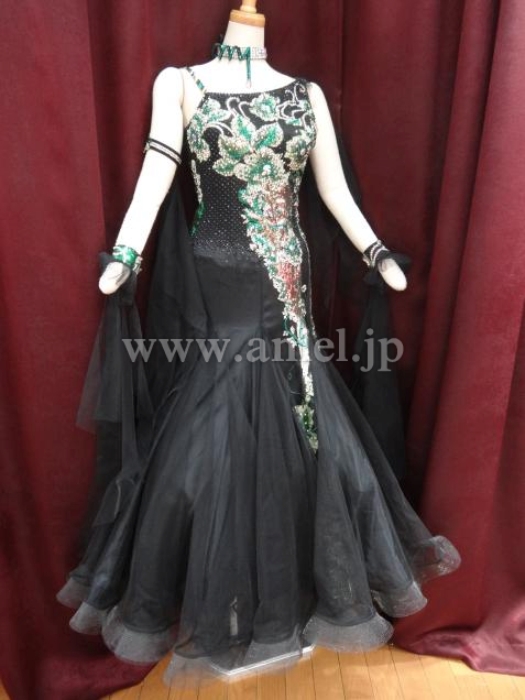 M3475・【Edda Hsu】黒&グリーン