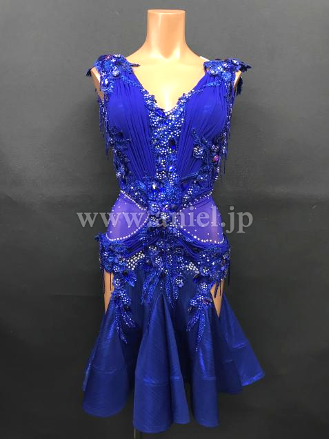 L6549・【Abraham Martinez】ロイヤルブルーフリル【アナスタシア着用】