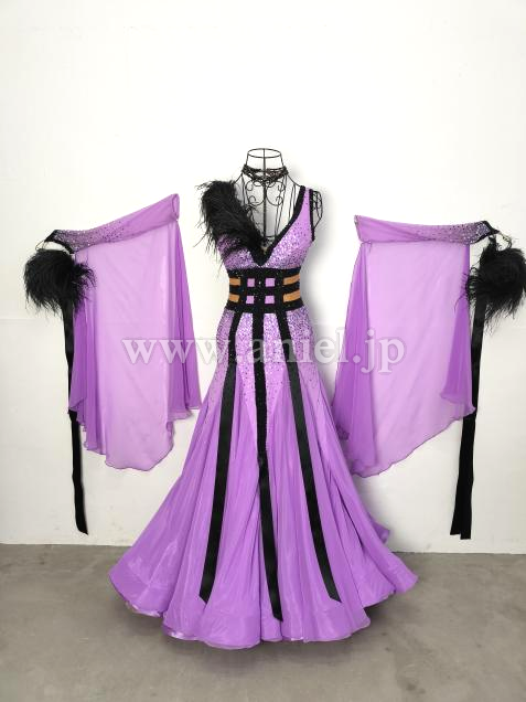 M9131・【Chrisanne Clover】ライラック&ブラック